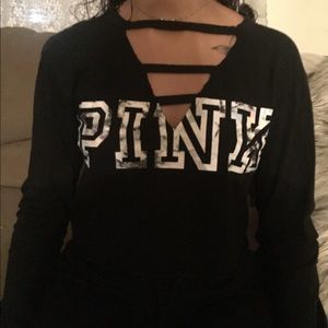 Crop top pink victory secret